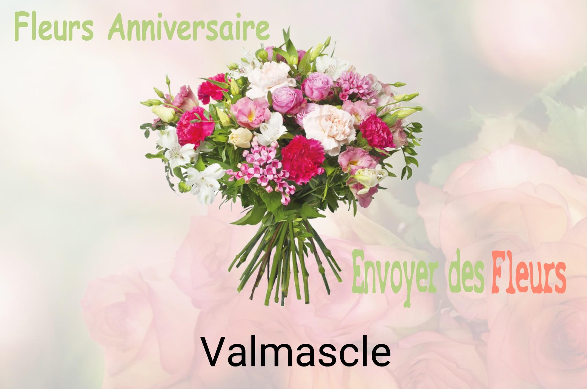Bouquet de fleurs d’anniversaire livré à Valmascle